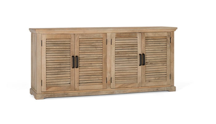 GINER Y COLOMER Buffet en bois de manguier massif 4 portes